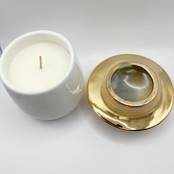 NEW Sand + Fog - Gold Mushroom Candle - Pumpkin Harvest, Gold/White Fall Candles - Picture 3 of 3